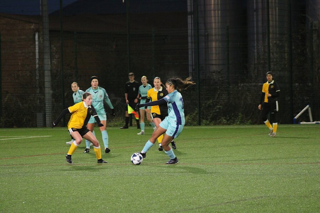 Ladies playing football