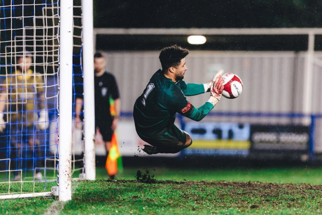 GK saving a goal